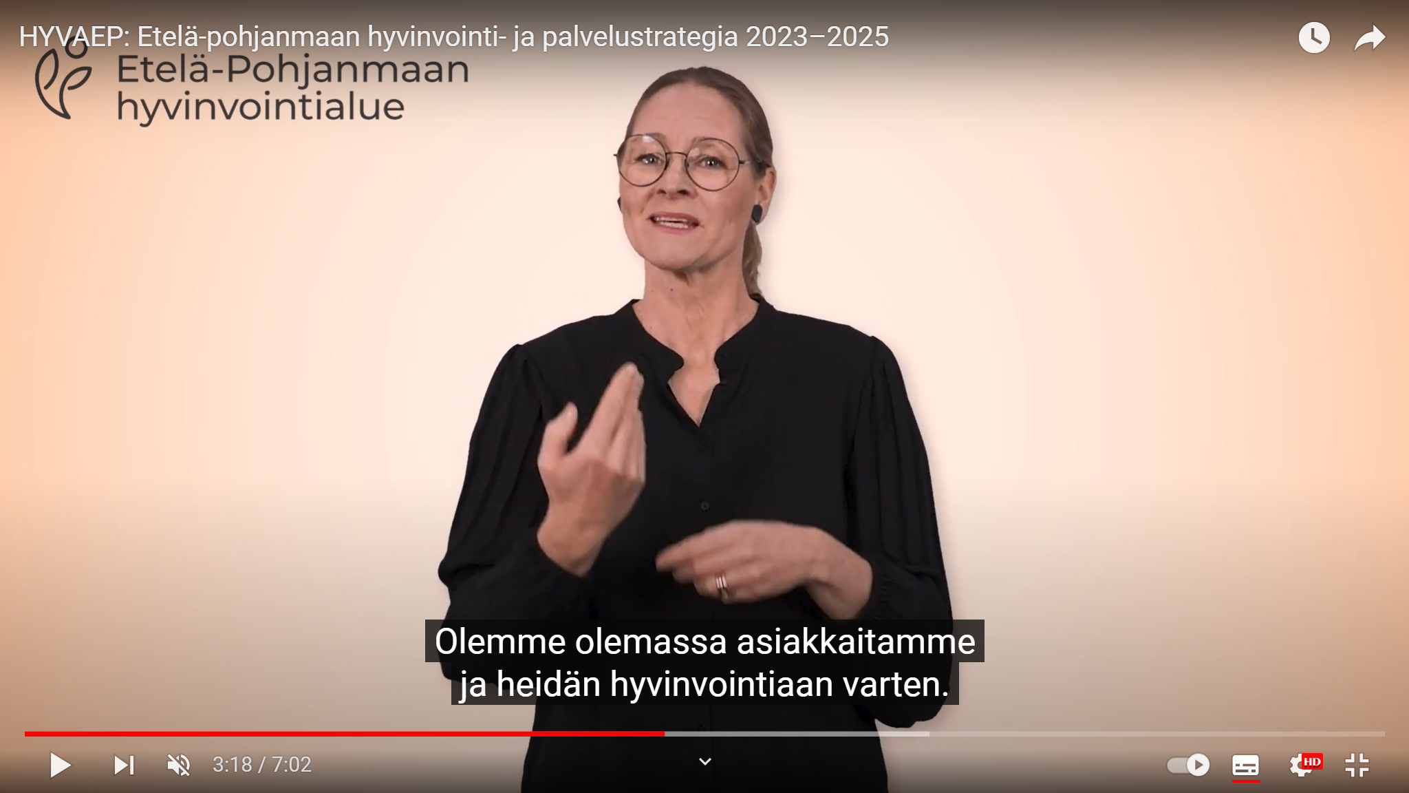Etel Pohjanmaan Hyvinvointialue Viittomakielen K nn kset Evantia